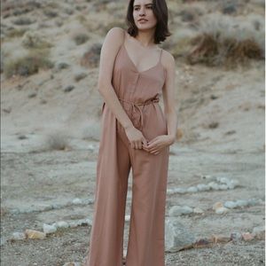 Ozma Cypress Playsuit in Sand Size M